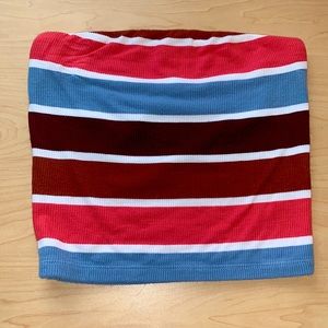 American Eagle striped tube top.